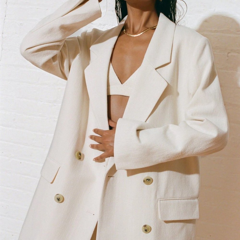 NWT - Mara Hoffman Linen Blazer -The Saubirah Jacket